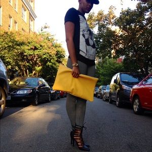 Oversized clutch bag