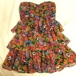 Wildflower dress/shirt, Strapless