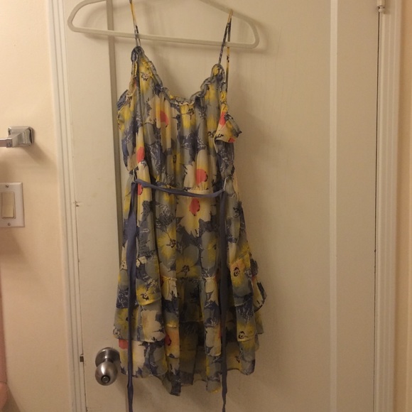 Floral chiffon dress
