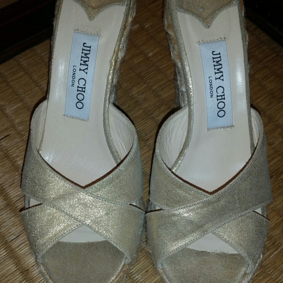 Jimmy Choo Shoes - Jimmy Choo wedges NWOT never worn