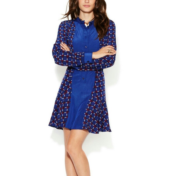 Marabelle Contrast Panel Shirtdress