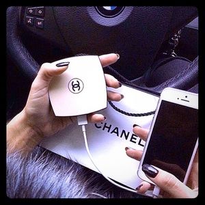 Chanel mirror cellphone charger case