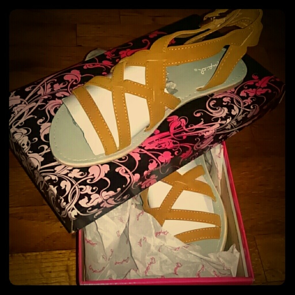 Brand new Mustard sandals