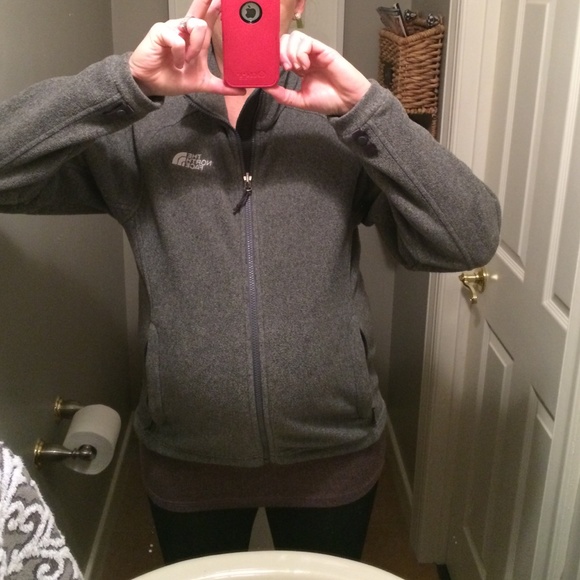 More pics of modeling North Face fleece