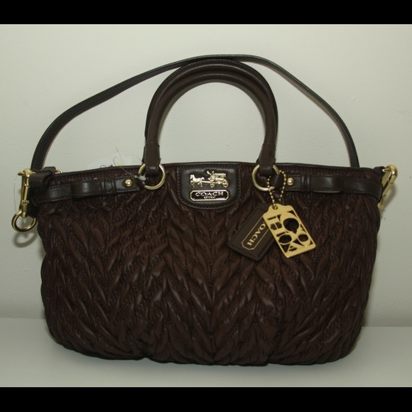 Coach Madison quilted bag purse - Picture 4 of 4