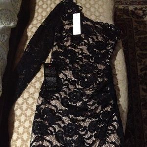 Bebe one shoulder dress