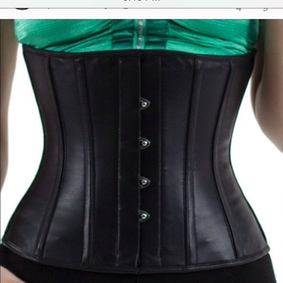 Steel boned corset trainer