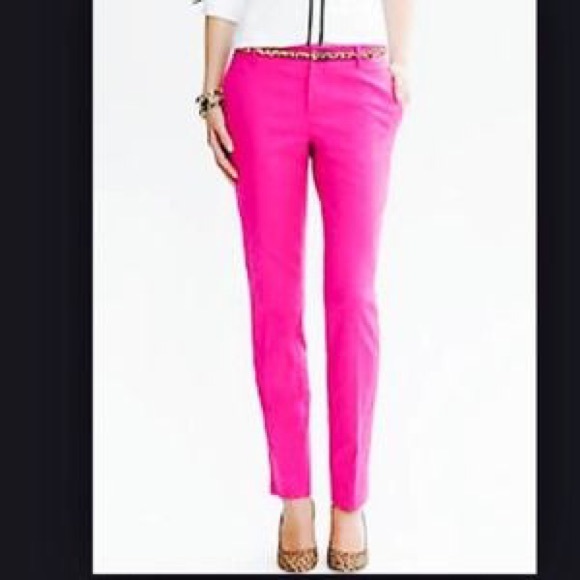 Banana republic hot pink chinos