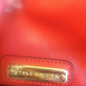 Steve Madden Red bag with chain