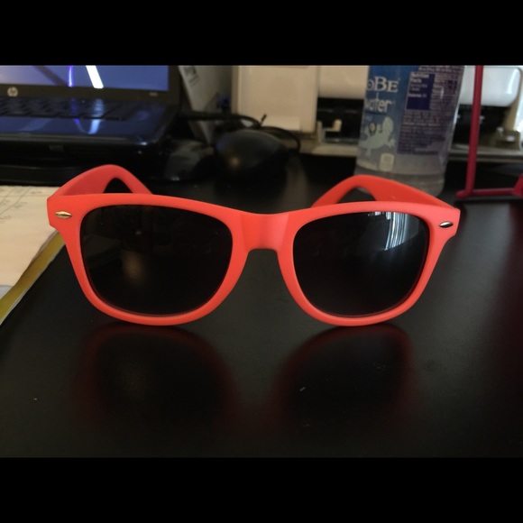 🚫SOLD🚫neon Orange sunglasses