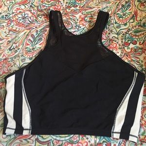 LULULEMON CROP TOP STRIPED SPORTS BRA RARE!!