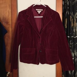 Tommy Hilfiger, maroon blazer, Size L