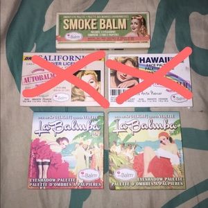 TheBalm eyeshadow palettes