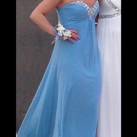 Prom dress and tank top