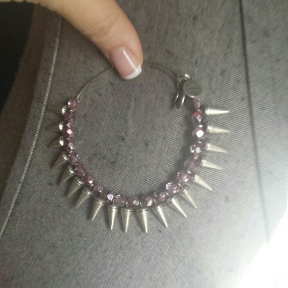 Alex and Ani pink bullet bracelet