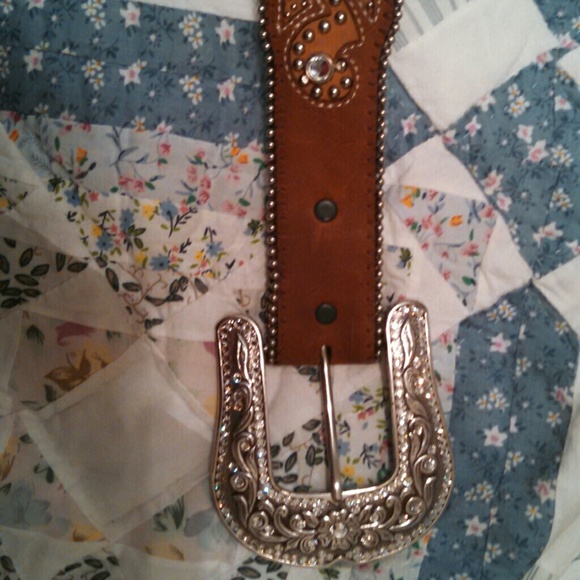 Tony llama crystal belt