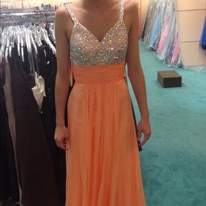 Orange Prom Dress