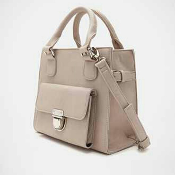 SOLD Forever21 Structured Faux Leather Satchel