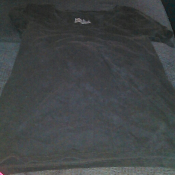 Plain black tee