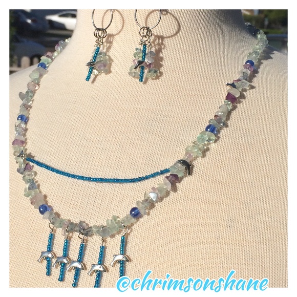 🐬 Beautiful Handcrafted Dolphin Set