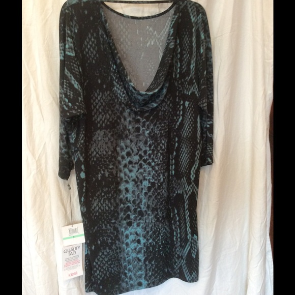 Snakeskin Print Dress