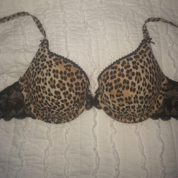 Victoria's Secret Push-up Cheetah bra 36B