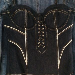Denim Bustier