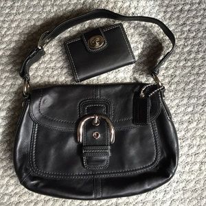 Bundle!  Coach shoulder bag & wallet