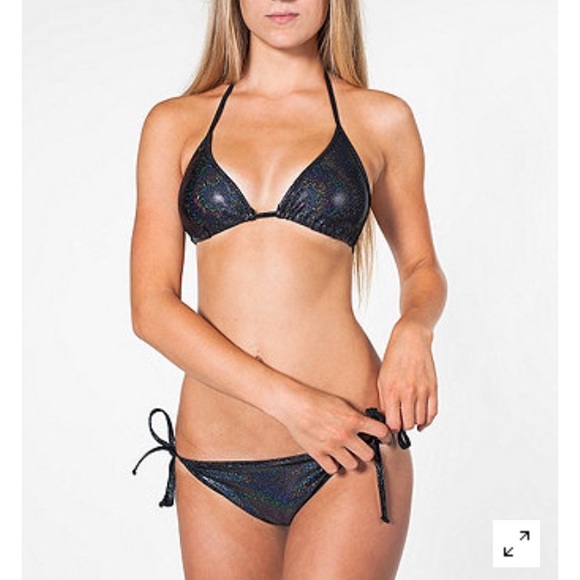 NWT American Apparel Shiny Black Bottoms