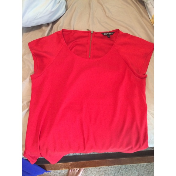 Satin express dress top size small.