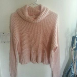💕💕Sold on Mercari! Pink Cropped Sweater
