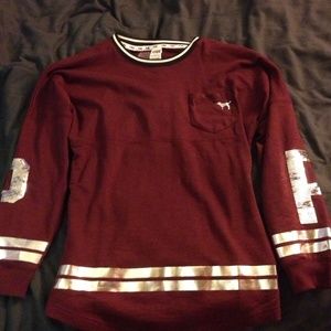 Maroon PINK Long Sleeve