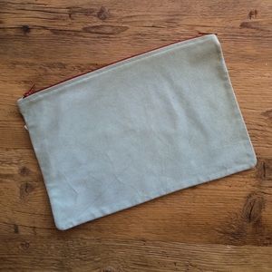 NWT American Apparel Mint Suede Pouch