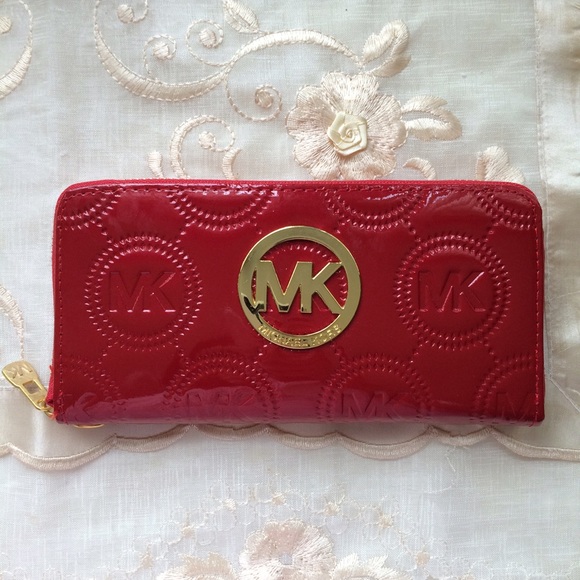 Michael Kors wallet red
