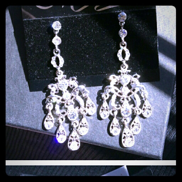 Earrings Crystal Teardrops