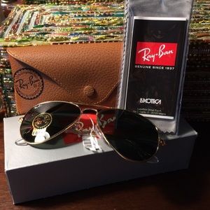 RayBan Aviator Metal Sunglasses