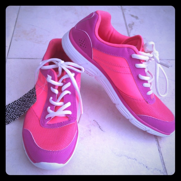 H&M Shoes - H&M Neon Hot Pink Sneaker Shoes 7