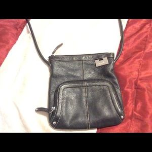 Reduced ‼️Black leather Tignanello Crossbody