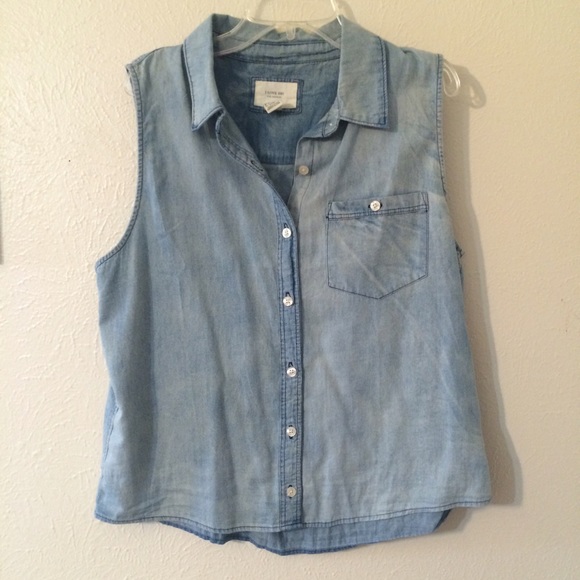 Denim tank top
