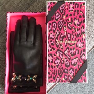 Juicy Couture Leather Gloves