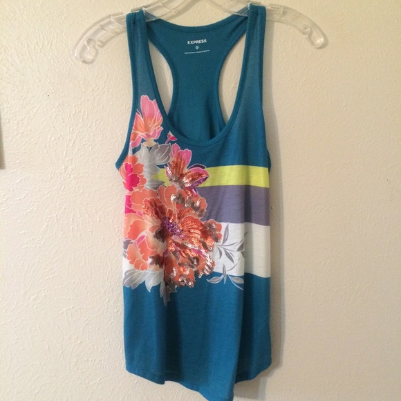 Flower print tank top