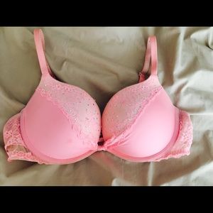 Pink bra