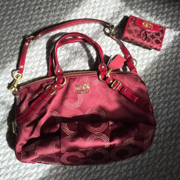 Bundle!  Coach Madison satchel & matching wallet