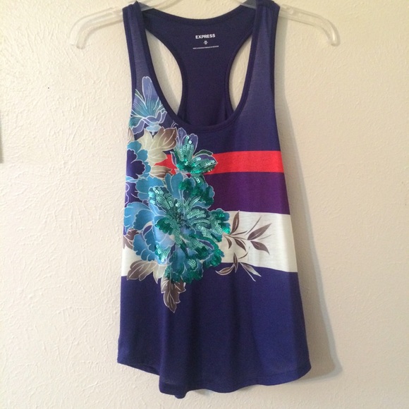 Floral print tank top