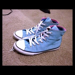 SOLD*** Light Blue Hi-Top Chuck's
