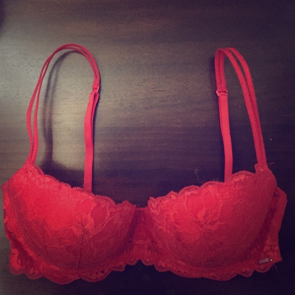 Limited Edition lace PINK date push up bra