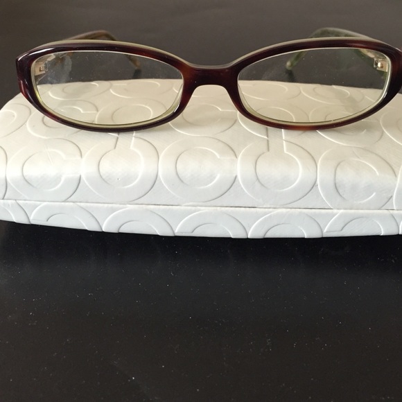 Coach eyeglasses and case