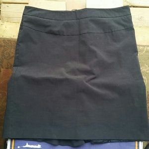 Dark gray pencil skirt