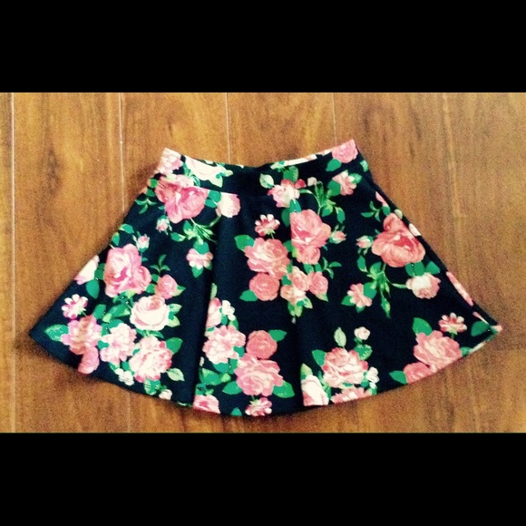 Floral skirt from Wet Seal
