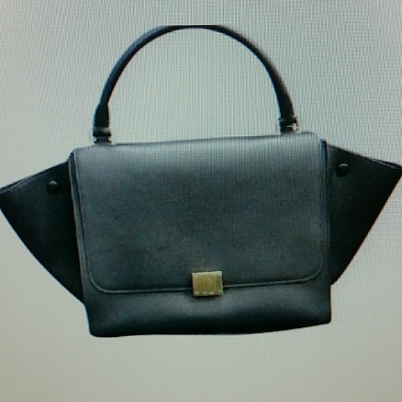 Celine Trapeze Black Tote Bag - Picture 1 of 4